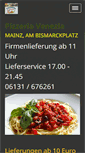 Mobile Screenshot of pizzeria-venezia-mainz.de